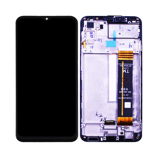 Touch+Display+Frame Samsung Galaxy M23 5G/M236/M33 5G/M336 5G 2022 Service Pack Preto